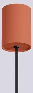 Sollux SL.1729 - Lustr na lanku HALO 1xG9/8W/230V pr. 12 cm oranžová