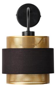 Osram - Nástěnná lampa DECOR HORNET 1xE27/10W/230V černá/zlatá