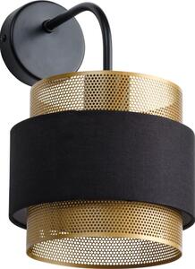 Osram - Nástěnná lampa DECOR HORNET 1xE27/10W/230V černá/zlatá