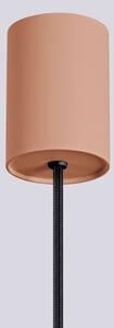 Sollux SL.1734 - Lustr na lanku HALO 1xG9/8W/230V pr. 12 cm hnědá