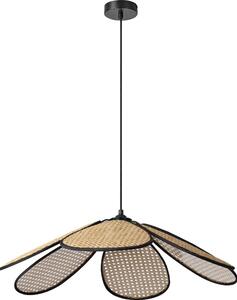 Osram - Lustr na lanku DECOR RATTAN 1xE27/15W/230V pr. 69 cm béžová/černá