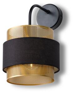 Osram - Nástěnná lampa DECOR HORNET 1xE27/10W/230V černá/zlatá