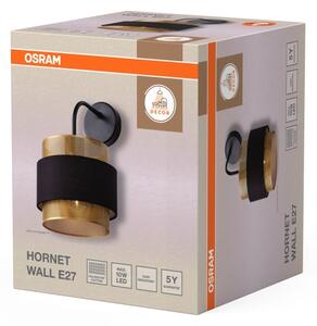 Osram - Nástěnná lampa DECOR HORNET 1xE27/10W/230V černá/zlatá
