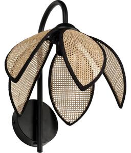 Osram - Nástěnná lampa DECOR RATTAN 1xE27/15W/230V béžová/černá