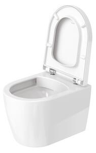 Duravit ME by Starck - Závěsné WC Compact, Rimless, bílá 2530090000
