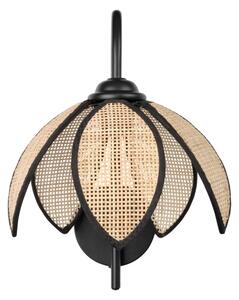 Osram - Nástěnná lampa DECOR RATTAN 1xE27/15W/230V béžová/černá