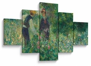 Obraz - Auguste Renoir, Picking Flowers, reprodukce (125x70 cm)