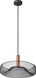 Osram - LED Lustr na lanku DECOR MESH LED/18,5W/230V pr. 40 cm černá/kaučukovník