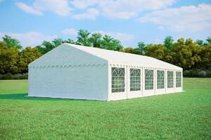 Zahradní párty stan 6x12m PREMIUM - ohnivzdorný barva Bílá