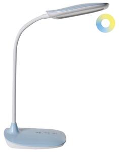 LED stolní lampa HYDRA se stmívačem Světle modrá