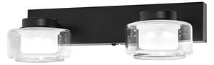Osram - LED Koupelnové nástěnné svítidlo ORBIS FLAME 2xLED/5,5W/230V IP44 černá