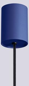 Sollux SL.1739 - Lustr na lanku HALO 1xG9/8W/230V pr. 12 cm modrá