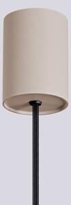 Sollux SL.1744 - Lustr na lanku HALO 1xG9/8W/230V pr. 12 cm taupe
