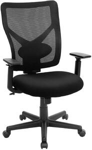 Vasagle Černá kancelářská židle Camy