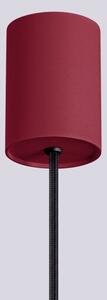 Sollux SL.1749 - Lustr na lanku HALO 1xG9/8W/230V pr. 12 cm červená