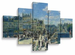 Obraz - Auguste Renoir, Pont Neuf, Paris, reprodukce (125x70 cm)