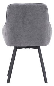 Jídelní židle Rosie, 2ks, šedá, 60x55x88
