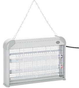 Outsunny Elektrická Lampa proti Komárům - UV Zářič 20W s 2 Trubkami, Pokrytí 60m², 39x7.5x26.5 cm Bílá | Aosom
