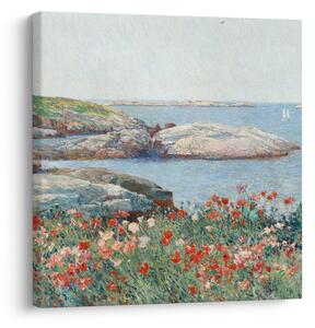 Obraz - Childe Hassam, Poppies, Isles of Shoals, reprodukce (30x30 cm)