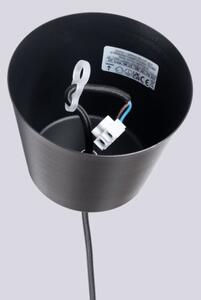 Sollux SL.1703 - Lustr na lanku BILO 1xE27/15W/230V pr. 35 cm černá