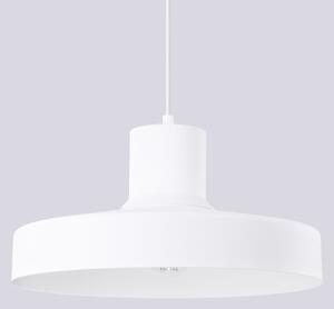 Sollux SL.1702 - Lustr na lanku BILO 1xE27/15W/230V pr. 35 cm bílá