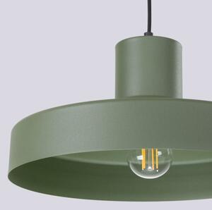 Sollux SL.1705 - Lustr na lanku BILO 1xE27/15W/230V pr. 35 cm zelená