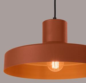 Sollux SL.1706 - Lustr na lanku BILO 1xE27/15W/230V pr. 35 cm oranžová