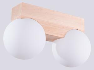 Sollux SL.1683 - Stropní svítidlo BULBO 2xG9/8W/230V buk/bílá