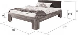 Bradop Dubová postel Iva L601, 180×200