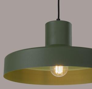Sollux SL.1705 - Lustr na lanku BILO 1xE27/15W/230V pr. 35 cm zelená
