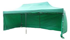 ShopJK Nůžkový stan profi 3 x 6 m zelený