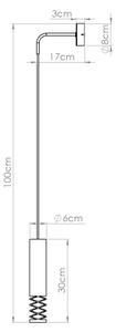 Sollux SL.1690 - Nástěnná lampa LAMI 1xGU10/10W/230V bílá