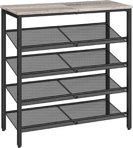 Botník Vasagle Melas 81 cm černý/šedý