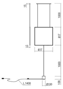 Redo 01-2134 - LED Stojací lampa SLICK LED/28W/230V černá