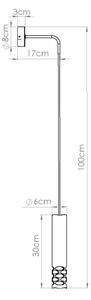 Sollux SL.1695 - Nástěnná lampa LIRO 1xGU10/10W/230V bílá