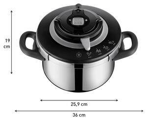Tefal - Tlakový hrnec 4,5 l CLIPSO+ CHEF nerez