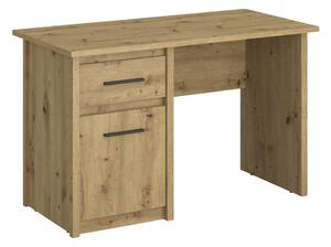 KONDELA PC stůl 1D1S/120, dub artisan, AIRON
