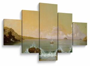 Obraz - Martin Johnson Heade, Rio de Janeiro Bay, reprodukce (125x70 cm)