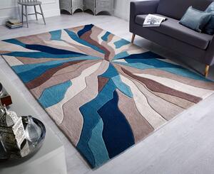 Tyrkysový koberec Flair Rugs Splinter, 160 x 220 cm