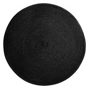 AMBIENTE Prostírání kulaté 38 cm - černá