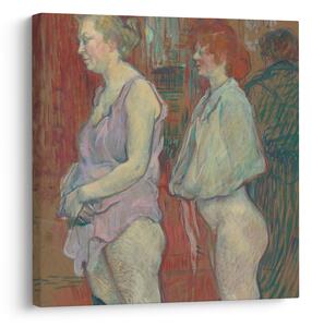 Obraz - Henri de Toulouse-Lautrec, Rue des Moulins, reprodukce (30x30 cm)