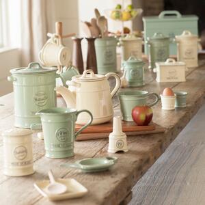 Krémová keramická dóza na čaj T&G Woodware Pride Of Place