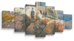 Obraz - William Stanley Haseltine, Santa Maria a Cetrella, Anacapri, reprodukce (210x100 cm)
