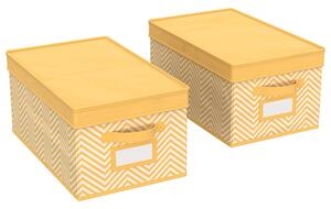 LIVARNO LIVING Úložný box / Organizér do zásuvky (úložný box, 2 kusy - cikcak) (100343526005)