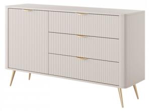 Komoda Wosial 138 1D3S, Barva: bílá 5903211482809