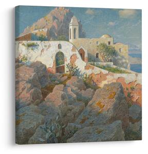 Obraz - William Stanley Haseltine, Santa Maria a Cetrella, Anacapri, reprodukce (30x30 cm)