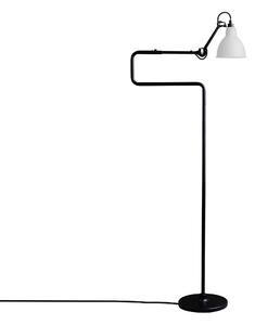 DCW éditions Lampe Gras N°411 E14 stojací svítidlo OválBílá matná