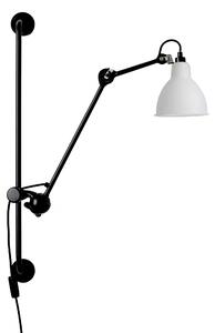 DCW éditions Lampe Gras N°210 E14 nástěnné svítidlo s vypínačem Bílá matnáOvál