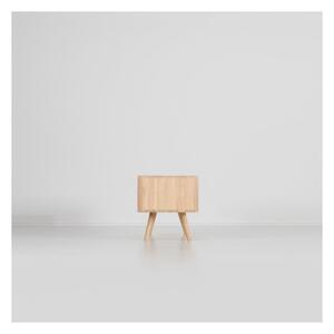 Televizní stolek z dubového dřeva Gazzda Ena, 135 x 42 x 45 cm