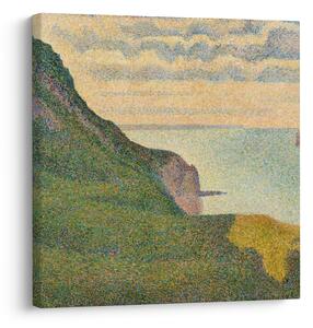 Obraz - Georges Seurat, Seascape at Port-en-Bessin, Normandy, reprodukce (30x30 cm)